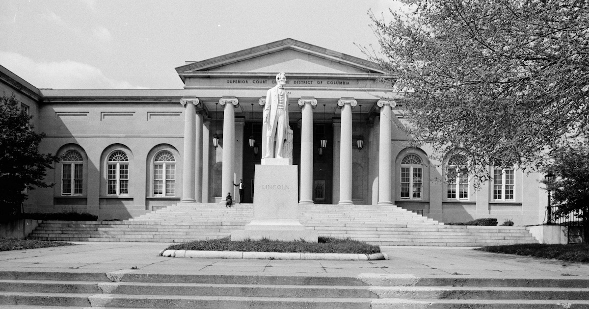 Washington D.C.'s Superior Court, circa 1971